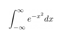 image of a gaussian integral
